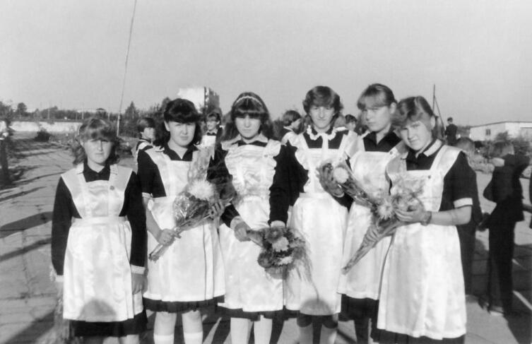 Советские школьницы, 1985 г.