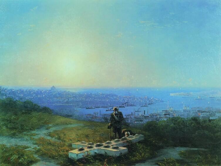 И. К. Айвазовский, «Малахов курган (Место, где смертельно был ранен Корнилов)», 1893 г.