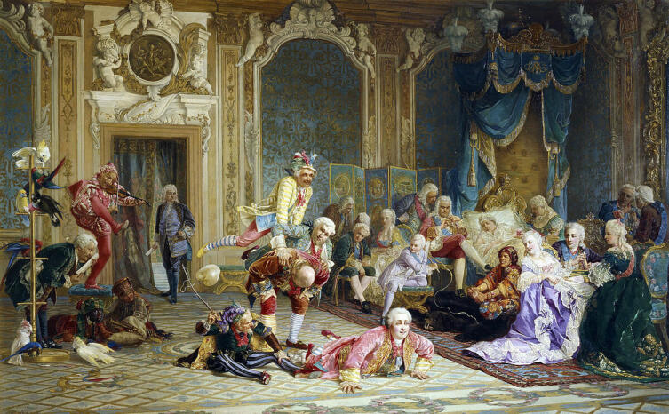 В. И. Якоби, «Шуты при дворе императрицы Анны Иоанновны», 1878 г.