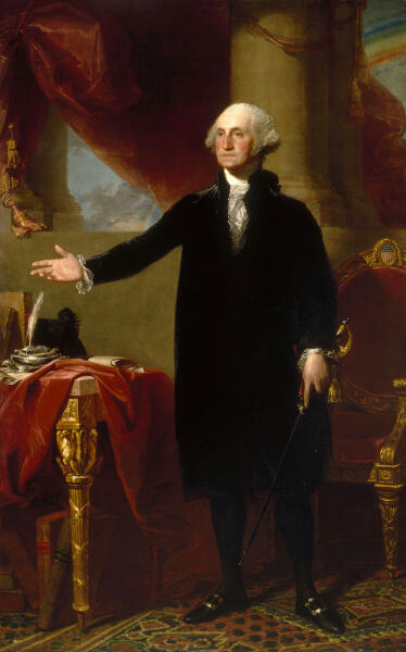Гилберт Стюарт, «Джордж Вашингтон» 1796 г.