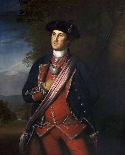 Чарльз Пил, «Джордж Вашингтон» 1772 г.