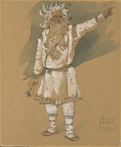«Дед Мороз», В. М. Васнецов, 1885