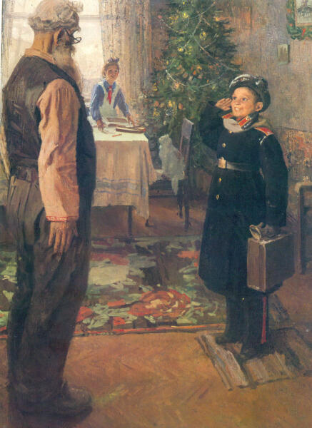 Ф. П. Решетников, «Прибыл на каникулы», 1948 г.