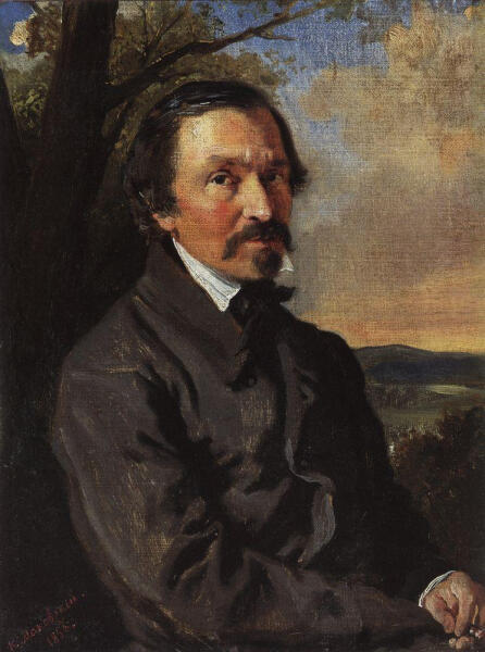 К. Е. Маковский, «Портрет Н. А. Некрасова», 1856 г.