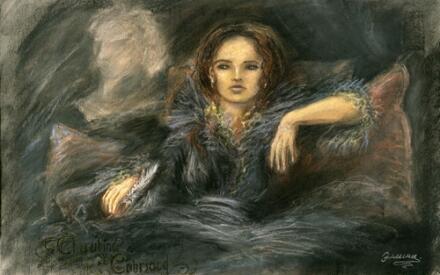 Черубина де Габриак в представлении потомков. Картина 2006 года